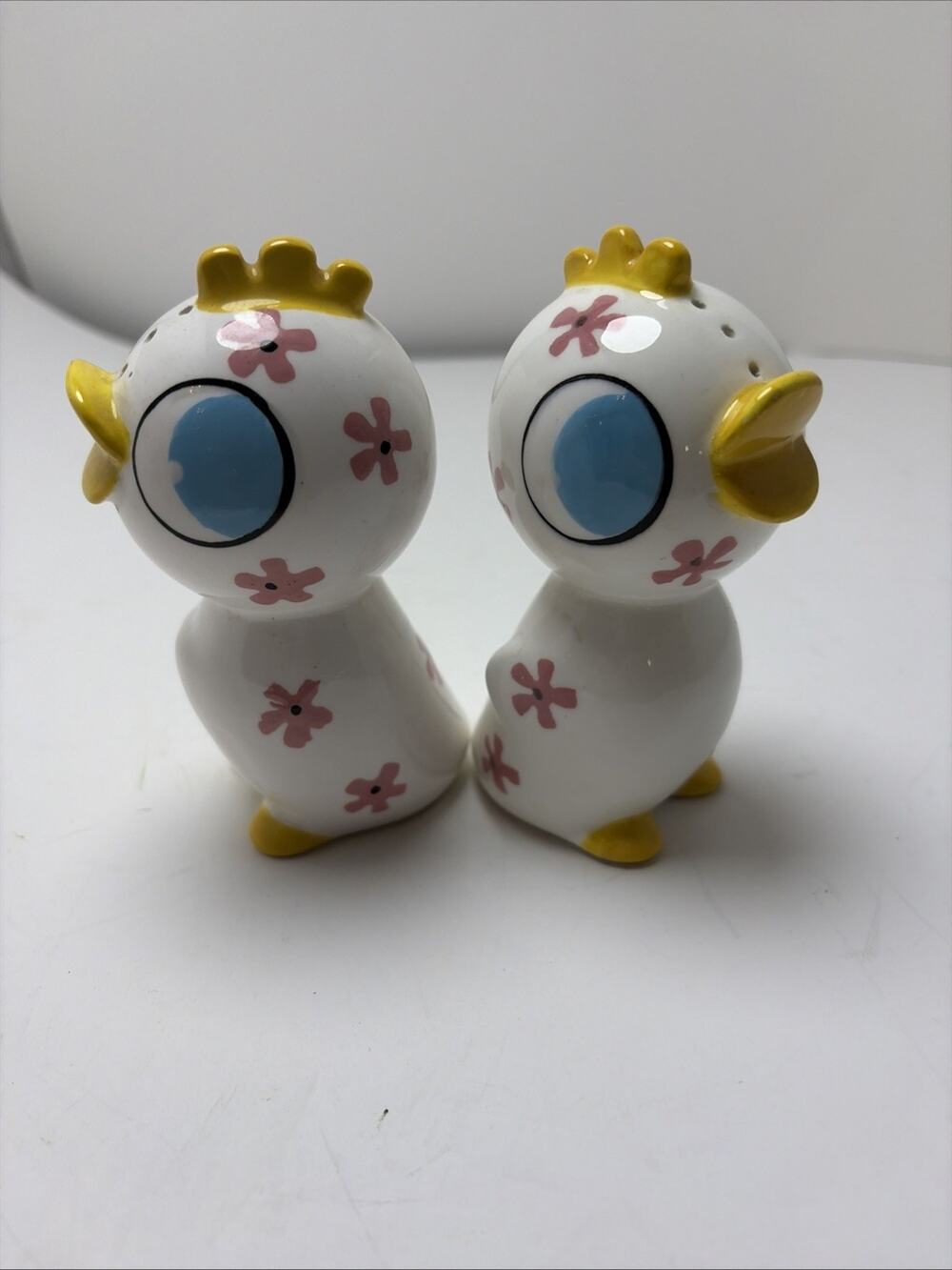 Vintage 1959 Holt Howard Bo Peep Chicken Salt or Pepper Shaker Set Read